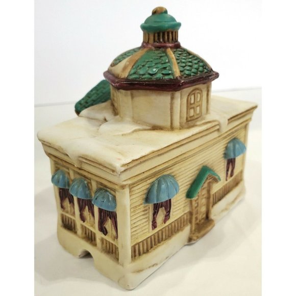 TOWN OPERA CENTER Small Christmas Village ceramic accessory building BRINN'S - Picture 5 of 8